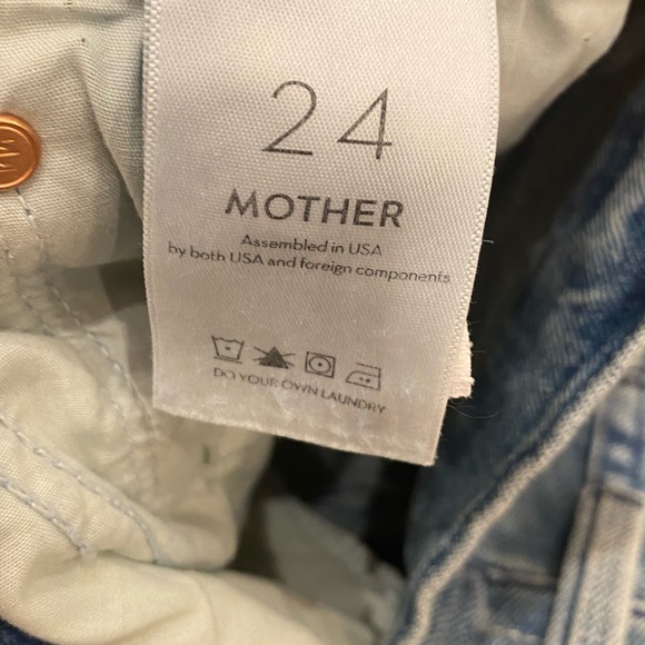 MOTHER High Waisted Hiker Hover Jean in Herbal Remedy Size 24 - Picture 4 of 12